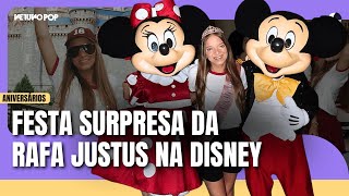 Festa na Disney! Rafa Justus comemora 16 anos com surpresa das amigas | Ticiane Pinheiro se emociona
