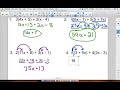Distributing and Simplifying Expressions
