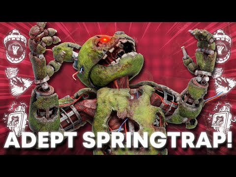 SPRINGTRAP IS HERE! ALL FNAF SKINS SHOWCASED! ADEPT GAMEPLAY! | Dead by Daylight