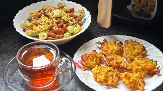 truTRTL Digital Air Fryer Snacks Recipe-নামমাত্র তেলে  মচমচে পিঁয়াজের পকোড়া ও চিঁড়ে বাদাম ভাজা|