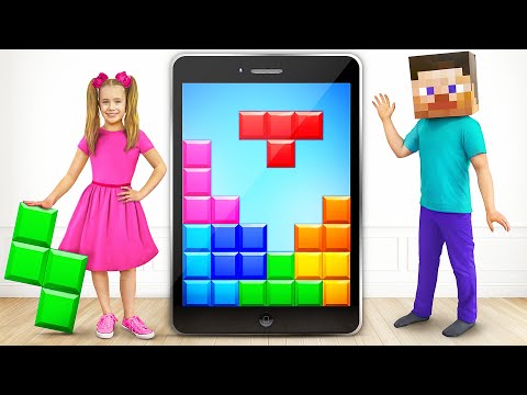 Slava en la torre de tetris y desafío de trabajo en equipo