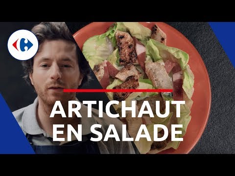 Artichaut en salade avec Jean Imbert - 1, 2, 3, Frais, Partez ! | Les recettes Carrefour
