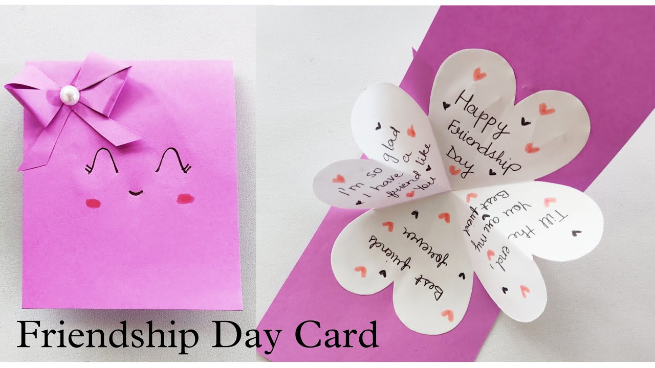 DIY Friendship Day Card Ideas | Gift Ideas 