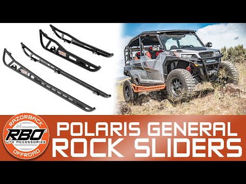 2 & 4-Seater Polaris General 1000 Rock Slider/Nerf Bars | Protect Your Polaris General 1000 by RBO™