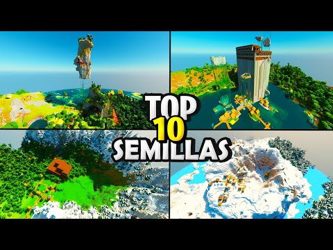 TOP 10 MEJORES SEMILLAS para MINECRAFT BEDROCK 1.21.51