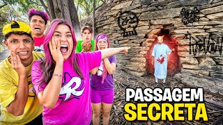 ENCONTRAMOS UMA PASSAGEM SECRETA NA FLORESTA *Se entrar não volta mais...