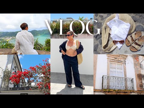 VLOG - Sao Miguel Azores Family Vacation, Summer Outfit Ideas & She Said YES!!(Story Time)