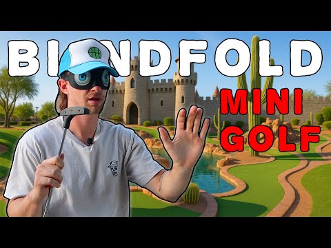 I Played Mini Golf BLINDFOLDED And This Happened...