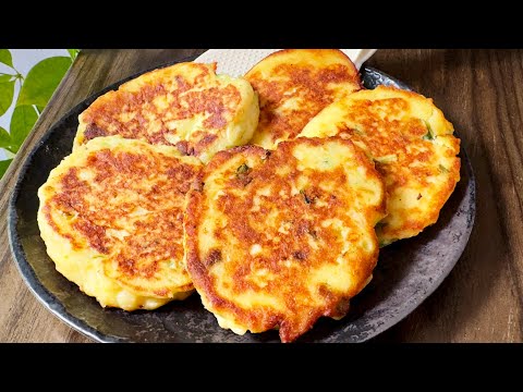 1 potato and 1 egg! Quick breakfast in just 5 minutes.  Super tasty and simple