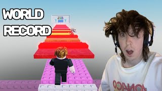 Slap Tower SPEEDRUN World Record. (Troll Obby)