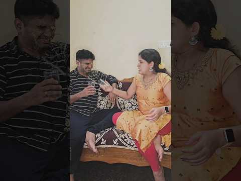 Crazy couple 😃  #lathakrishna #youtubeshorts #couplecomedy