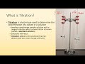 Titration Concepts and Calculations