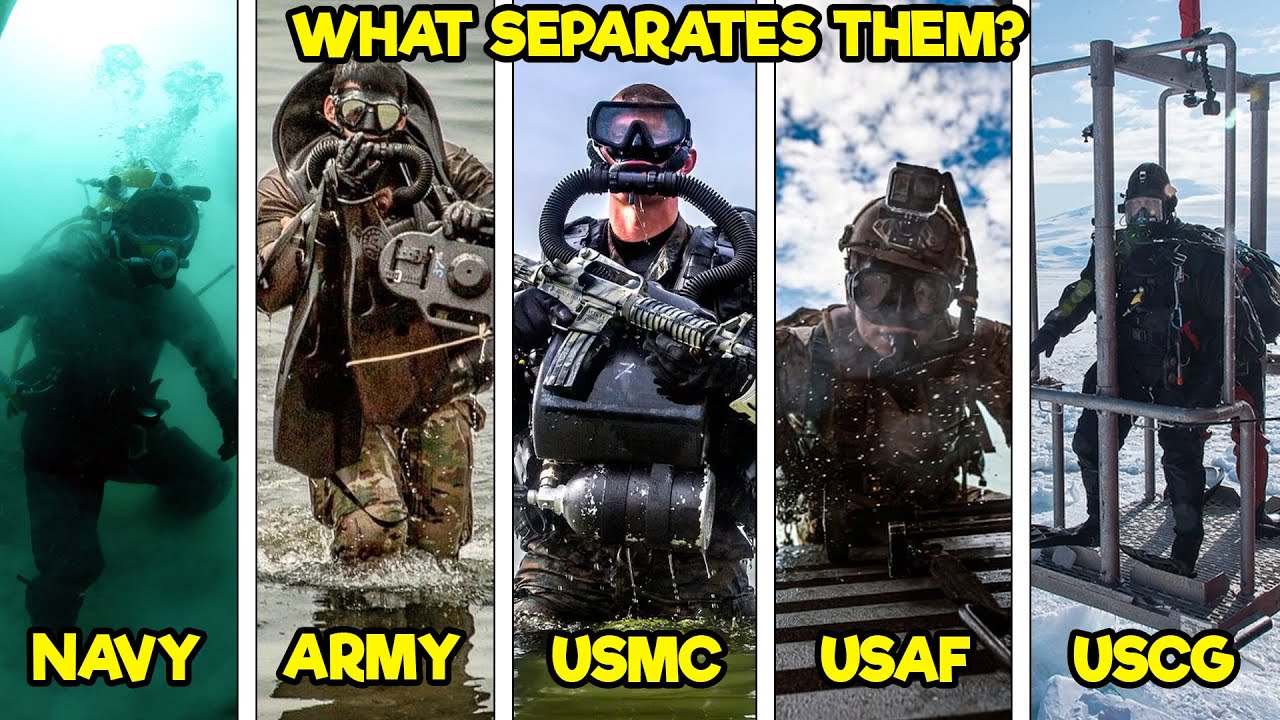 Why Does Every U.S. Military Branch have Divers?