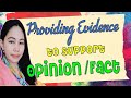 Distinguishing Facts from Opinions