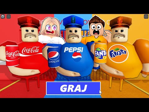 BARRY PEPSI vs BARRY FANTA vs BARRY COCA COLA w Roblox!