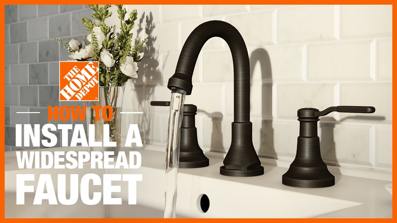 How to Install a Widespread Faucet