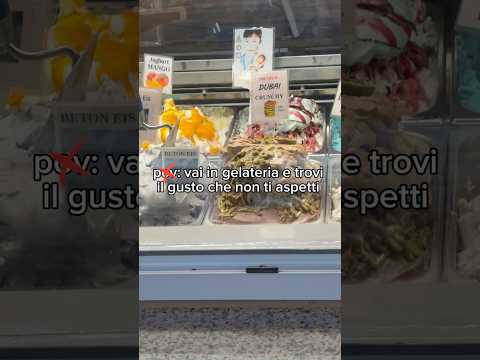 Pov: quando vai in Gelateria e trovi il gusto che non ti Aspetti