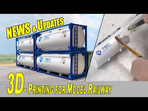 3D-printing for Model Railroad - News and Updates