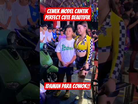 cewek model cantik idaman para cowok 😍 #modifikasimotor #shorts