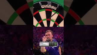🎯 THE BIG FISH DELIVERED! Luke Humphries shocks with a massive 170 checkout! 🤯 #shorts #darts #pdc
