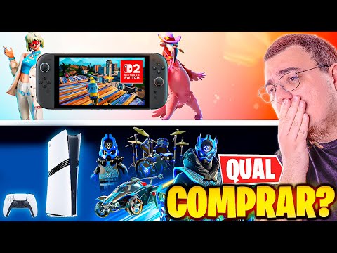 SWITCH 2 ou PS5 para jogar Fortnite? Qual vale mais a pena em 2025? 🎮🔥