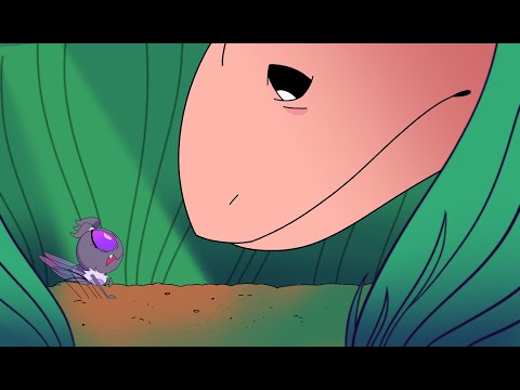 Veve hisses at The Mole Lizard -Animation SPEED DRAW