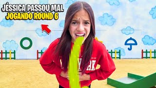 Jessica passou mal jogando Escape do round 6 no Roblox (Jessica Sousa games) 