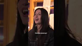 Lenie remet les pieds en salle de répétitions pour encourager Julien et Elsa 😍