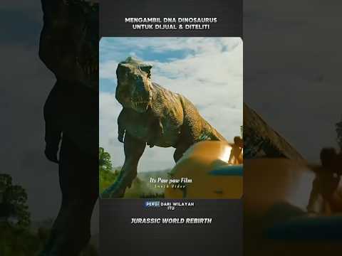 MENGAMBIL DNA DINOSAURUS UNTUK DIJUAL & DITELITI‼️ #alurceritafilm