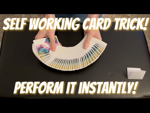 EASY TO DO Self Working Card Trick! Open Prediction Performance/Tutorial