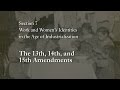 Voting Rights and Constitutional Amendments