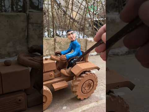 पहले मिट्टी का था, अब कलर करवा के लौंडा बन गया सुपरस्टार #shortsfeed #tractor