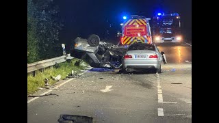 Zwei Tote nach schwerem Verkehrsunfall zwischen Höhr Grenzhausen und Hilgert