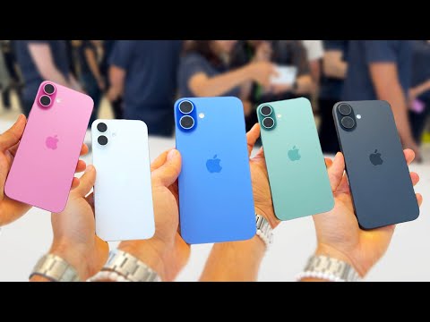 iPhone 16 All Colours Hands-on | Better as expected!!