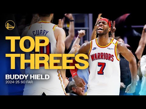 Buddy Hield TOP THREES From The 2024-25 Warriors Season So Far