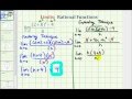 Understanding Limits of Rational Functions