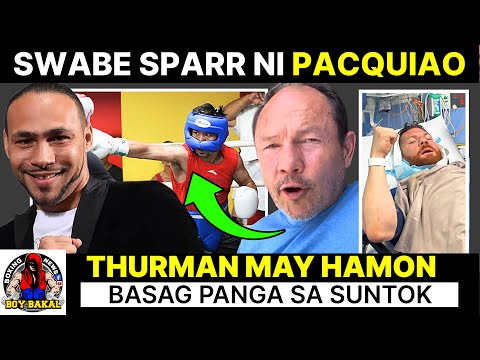 Pacquiao Maganda Galaw Sa Sparring | Thurman May Hamon | Basag Ang Panga Kalaban Ni Opetaia