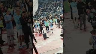 Finale di coppa Italia e il saluto di Pedro