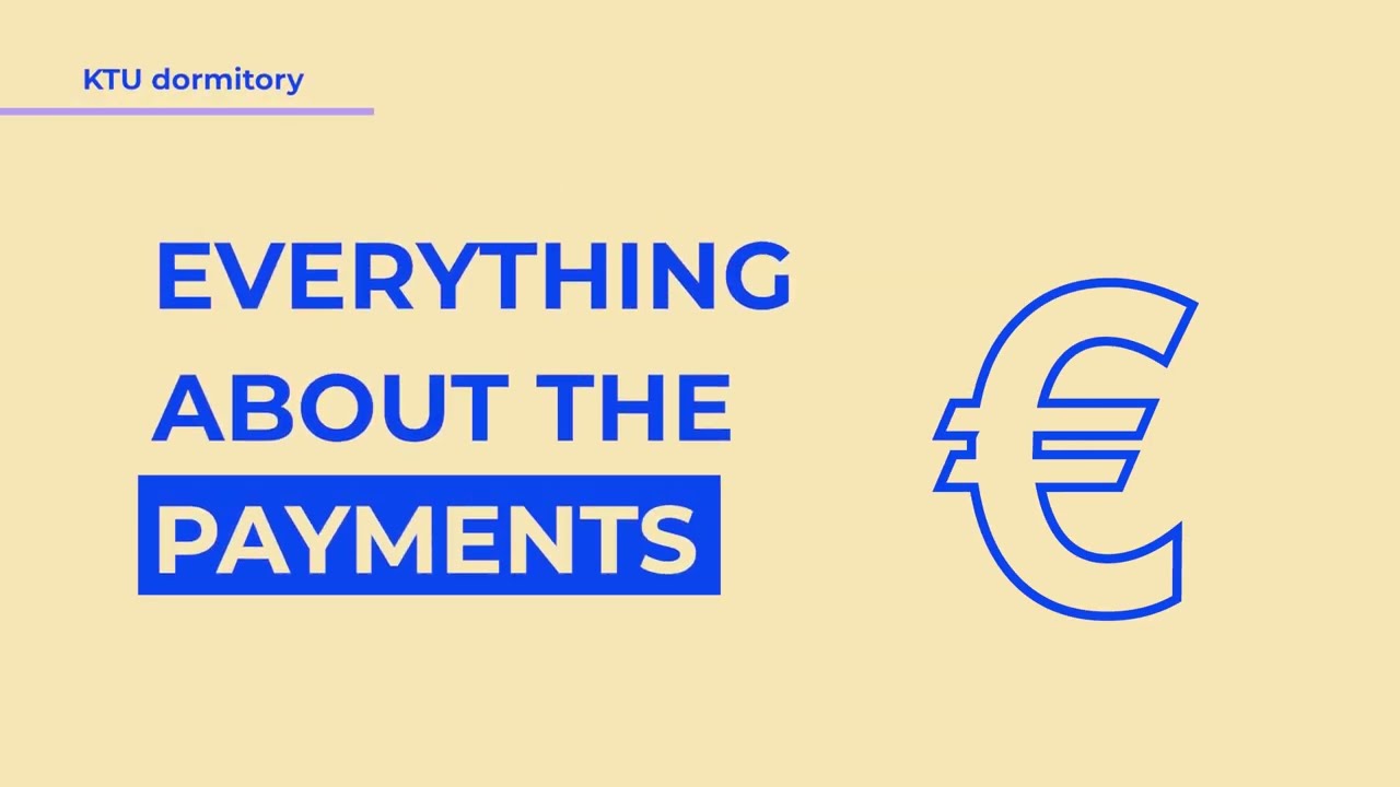 All relevant information about payments 