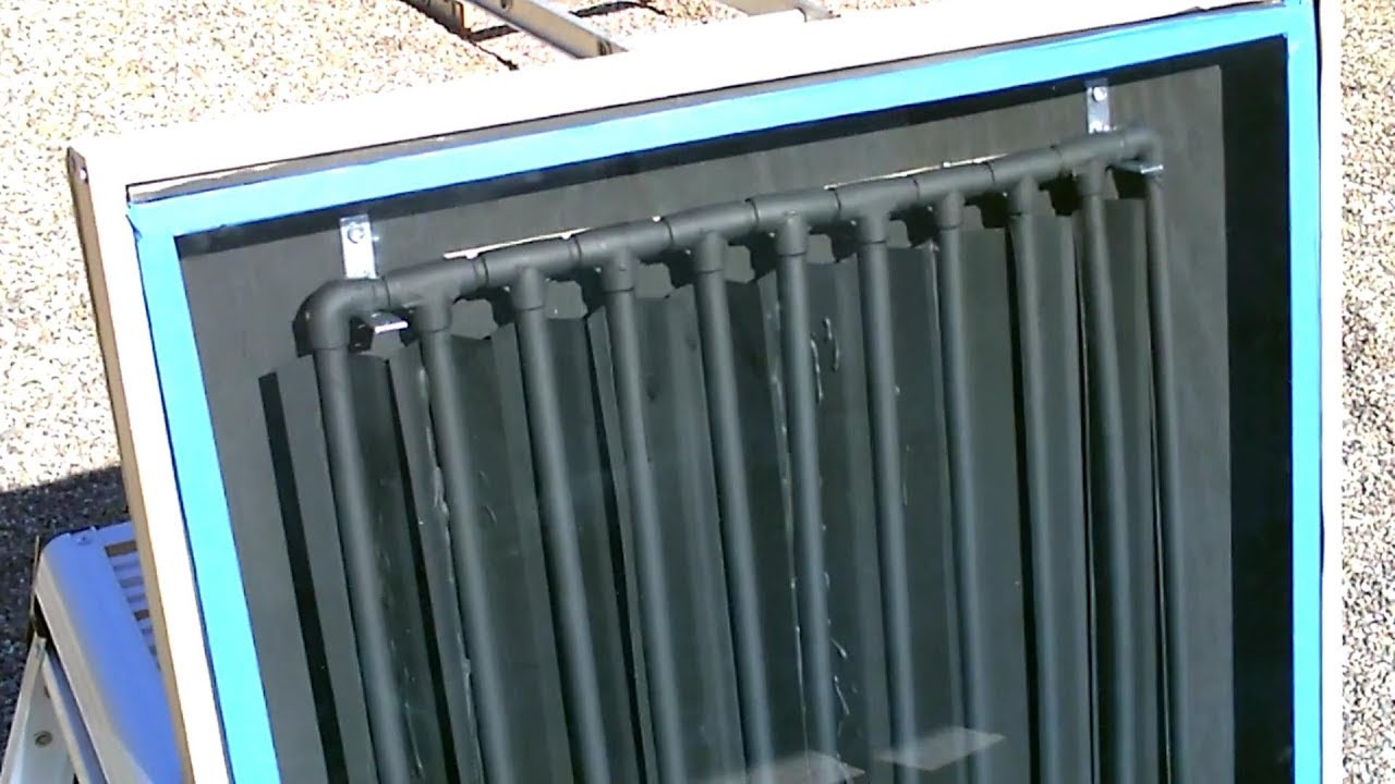 DIY Solar Water Heater! The CPVC “Drip-Edge” Solar Water Heater!