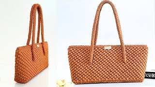 CANHOTA | Novo Modelo de Bolsa de Crochê Moderna e Estilosa