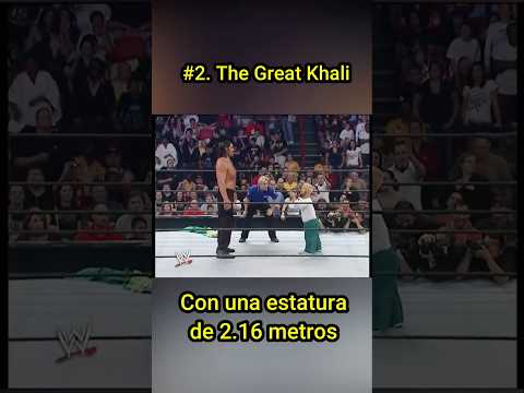 5 luchadores más altos que se han subido al ring 🚀💪🏼 #wwe #bigshow #gigantes #smackdown