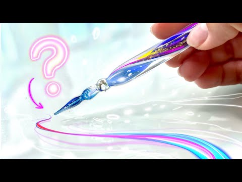 GLASS PEN Sketching?!…I’m SO Surprised!