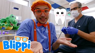 ¡Blippi va al dentista! 🦷🪥 Caricaturas infantiles | Moonbug en Español - Blippi