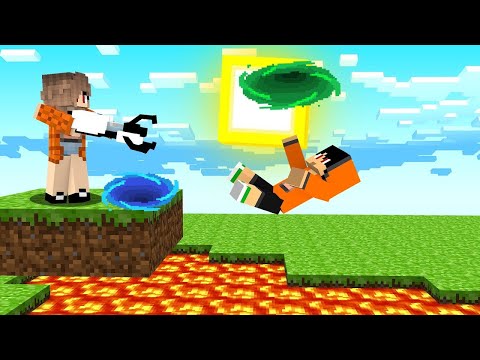 NAMORADA ENGANOU ELE COM MOD DO PORTAL GUN NO MINECRAFT!! (TROLLAGEM)  ‹ LOBINHO ›