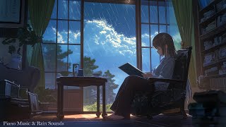 Relaxing Piano & Rain Sounds 🌿 Music Heals The Heart & Blood Vessels, Last Light of August