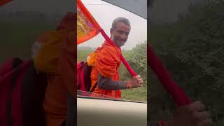 राम मंदिर के लिए निकल पड़े पैदल  #rammandir #ayodhya #22january2024