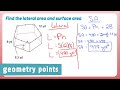 Surface Area and Perimeter of Prisms
