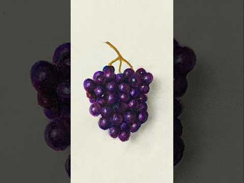 Grapes drawing do's ✅ & don'ts ❌ #art #shorts #youtubeshorts