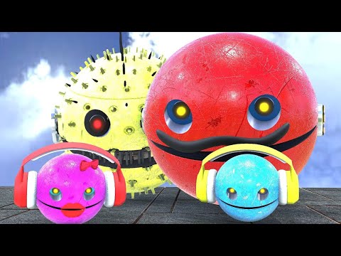 Robot Pacman vs Cartoon Cat vs Ms Pacman vs monster